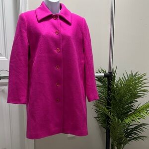 Beautiful pink wool peacoat